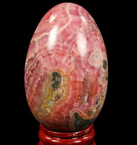 Polished Rhodochrosite Egg - Argentina #79252
